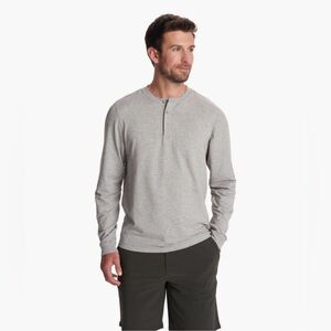 Patagonia Men’s Long Sleeve Henley Tee Gray Size Medium